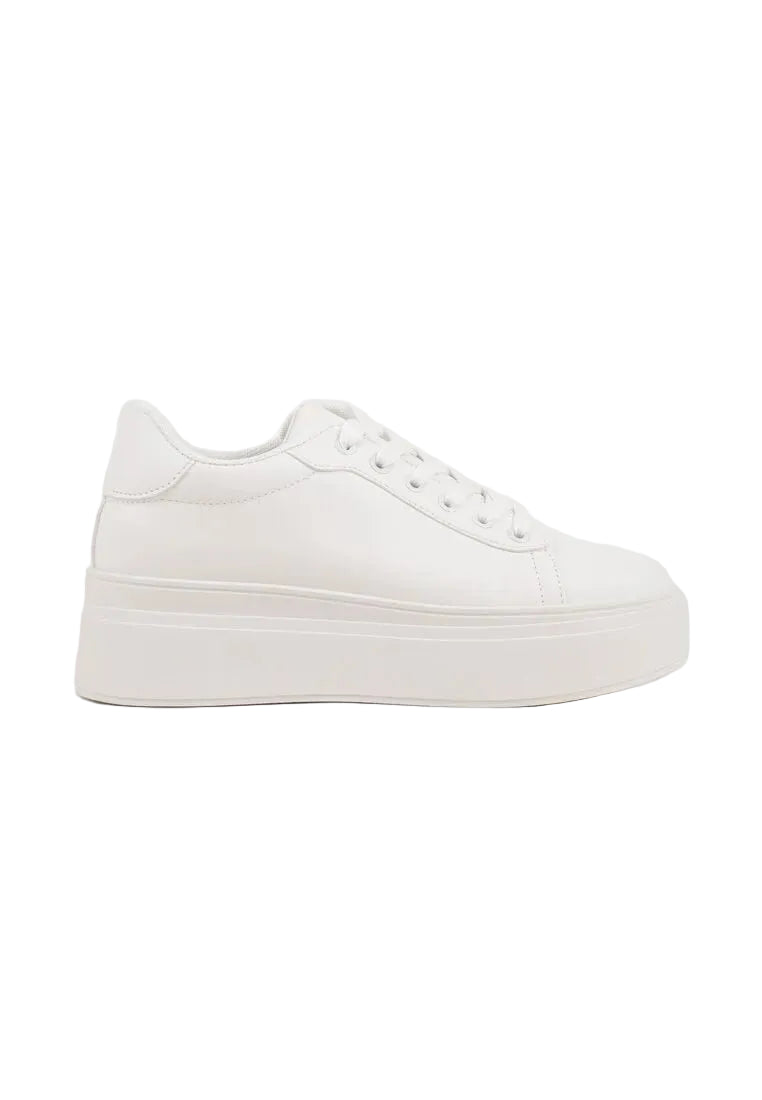 Buty damskie sportowe platforma sznurowane