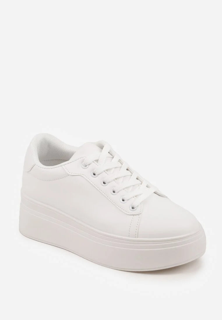 Buty damskie sportowe platforma sznurowane