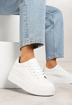 Buty damskie sportowe platforma sznurowane