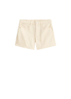Women's Bermuda Shorts with Wide Leg and Elastic Waist