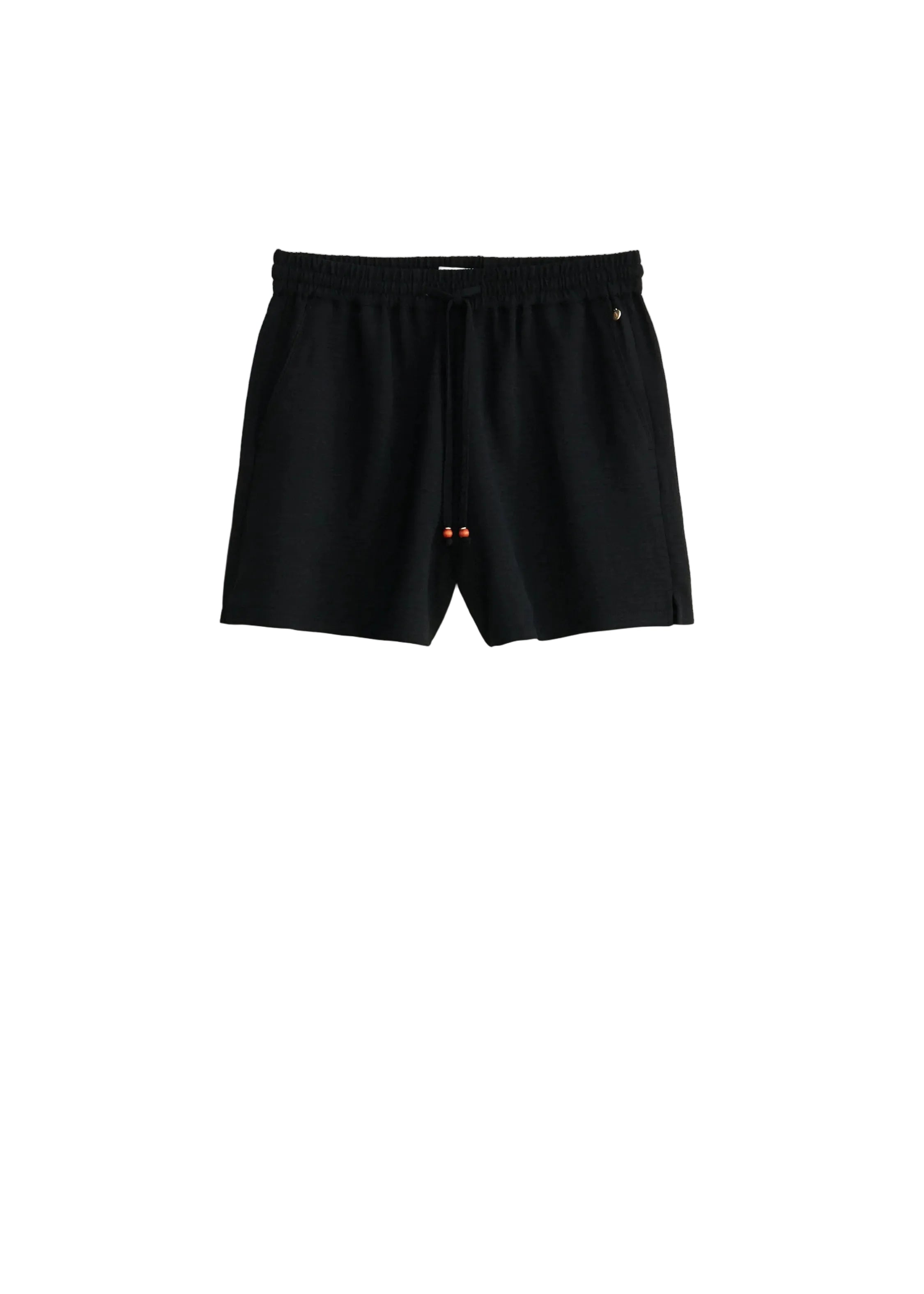 Women's Shorts with Elastic Waist and Short Wide Leg