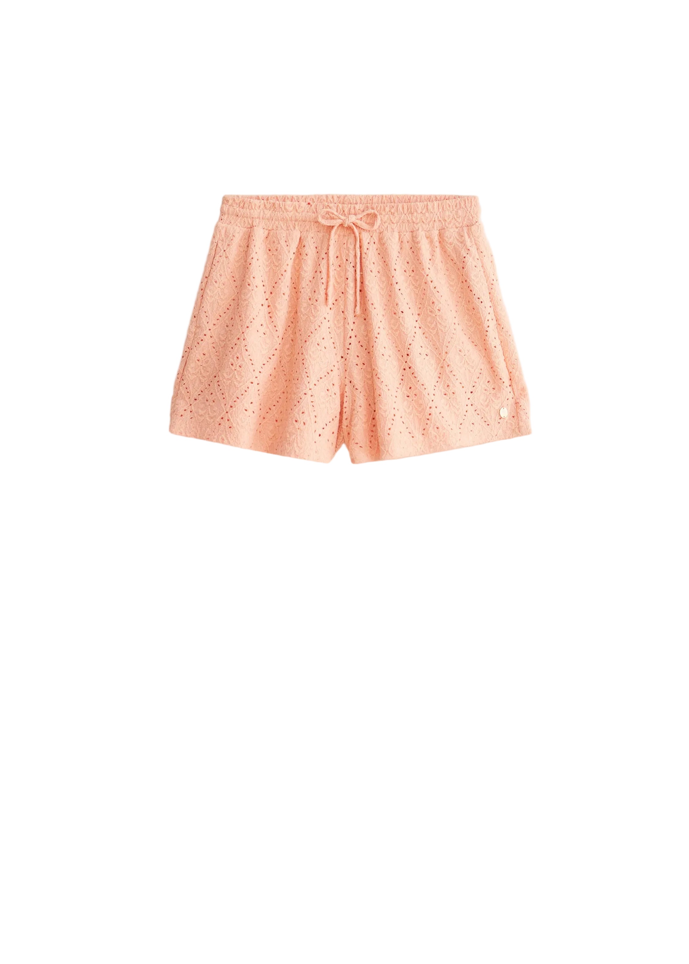 Women's Shorts with Elastic Waist and Short Wide Leg