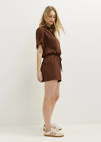 Women's Shorts with Elastic Waist and Loose Fit
