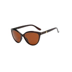 Women's cat-eye sunglasses with a shaped frame
