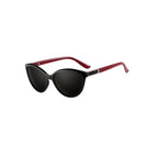 Women's cat-eye sunglasses with a shaped frame