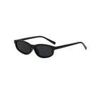 Women's sunglasses with a narrow frame and rectangular shape
