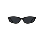 Women's sunglasses with a narrow frame and rectangular shape