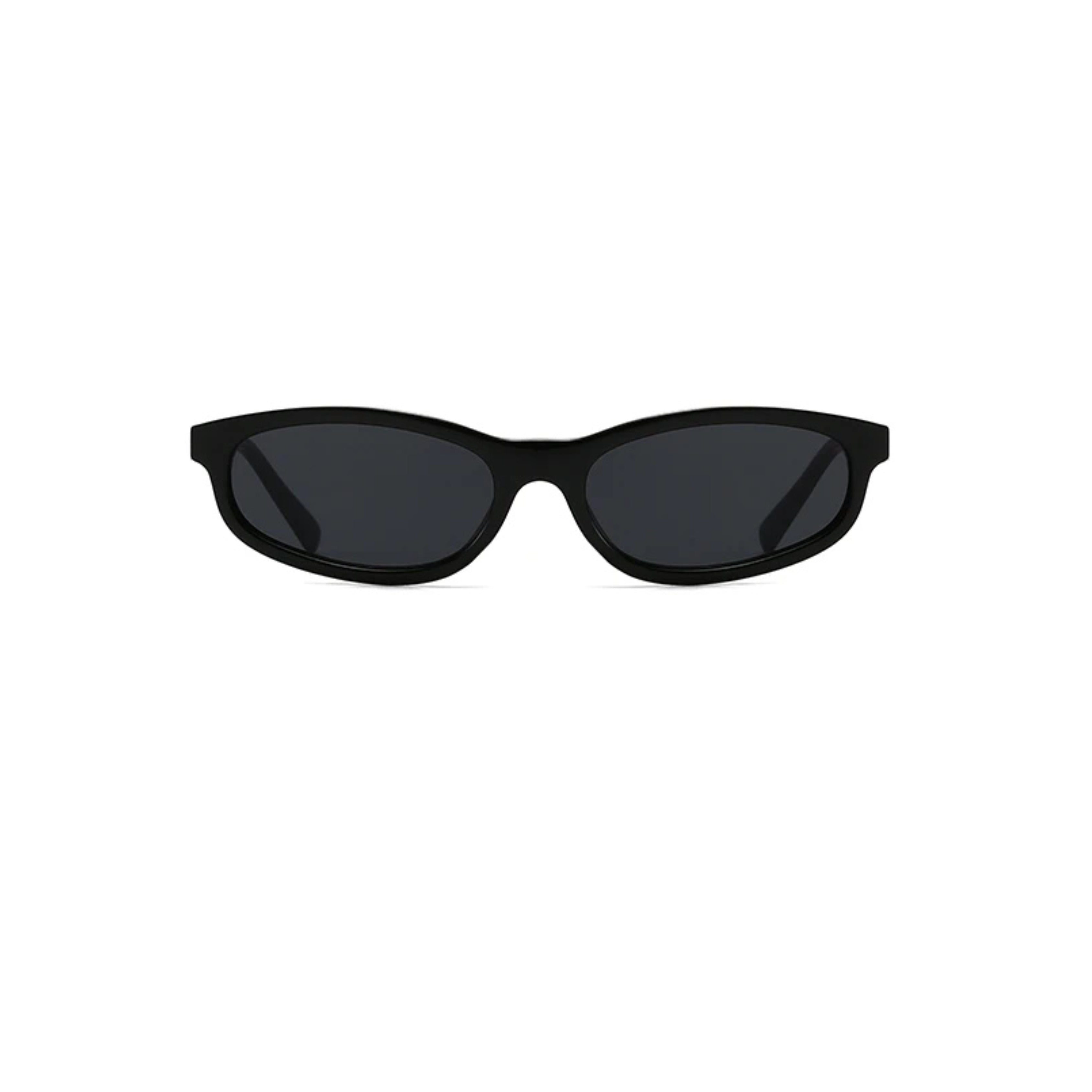 Women's sunglasses with a narrow frame and rectangular shape