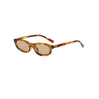 Women's sunglasses with a narrow frame and rectangular shape