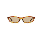 Women's sunglasses with a narrow frame and rectangular shape