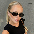 Women's sunglasses with a narrow frame and rectangular shape