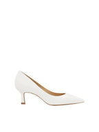 Women's stiletto heels with pointed toe on a low heel
