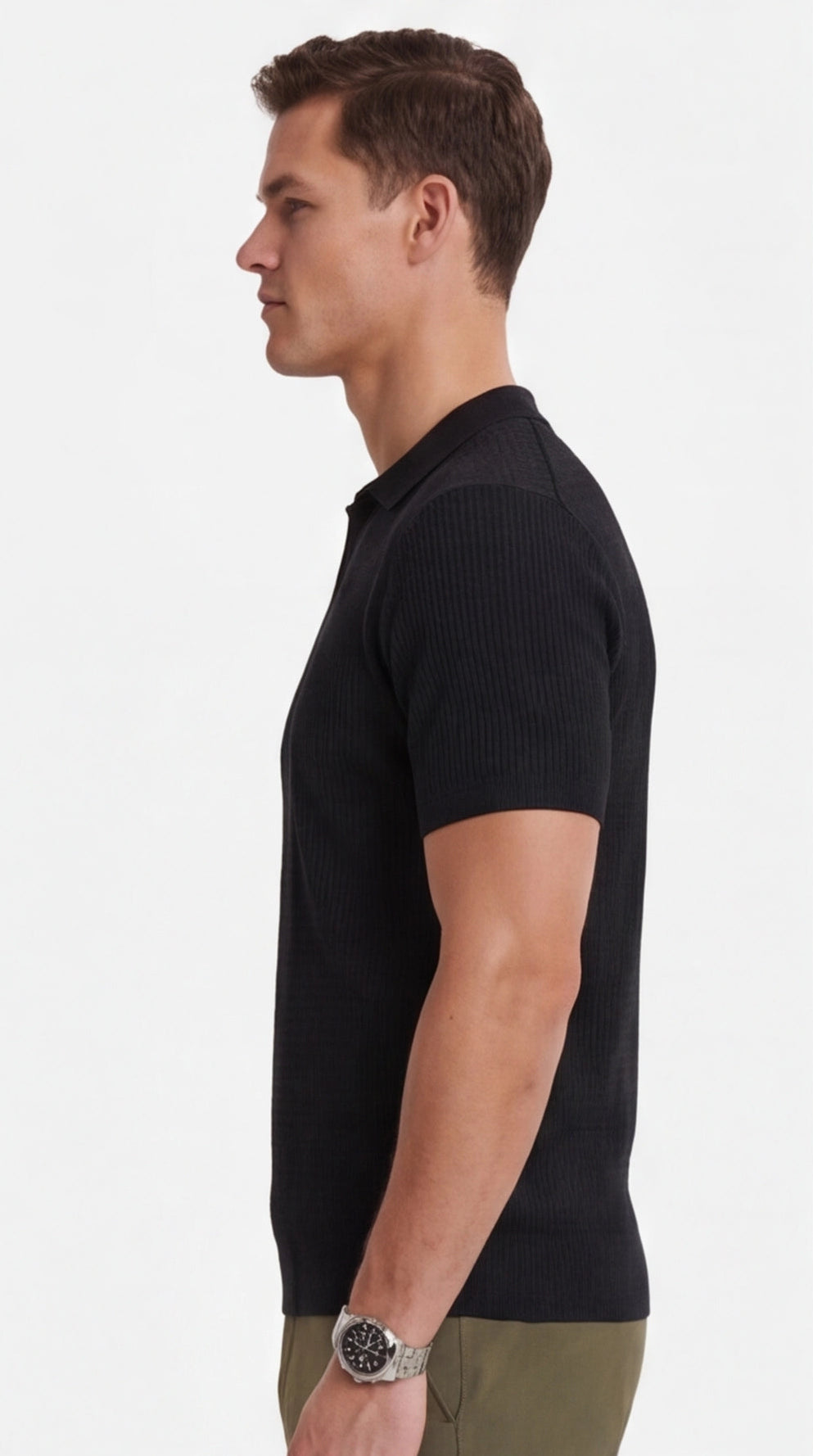 Men's Short Sleeve T-Shirt with Round Neck