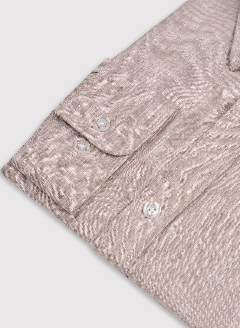 Men's shirt with a chest pocket and long sleeves