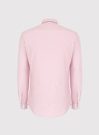 Men's shirt with a classic collar and long sleeves with buttons