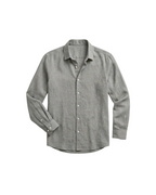 Men's shirt with a classic collar and a loose fit with long sleeves