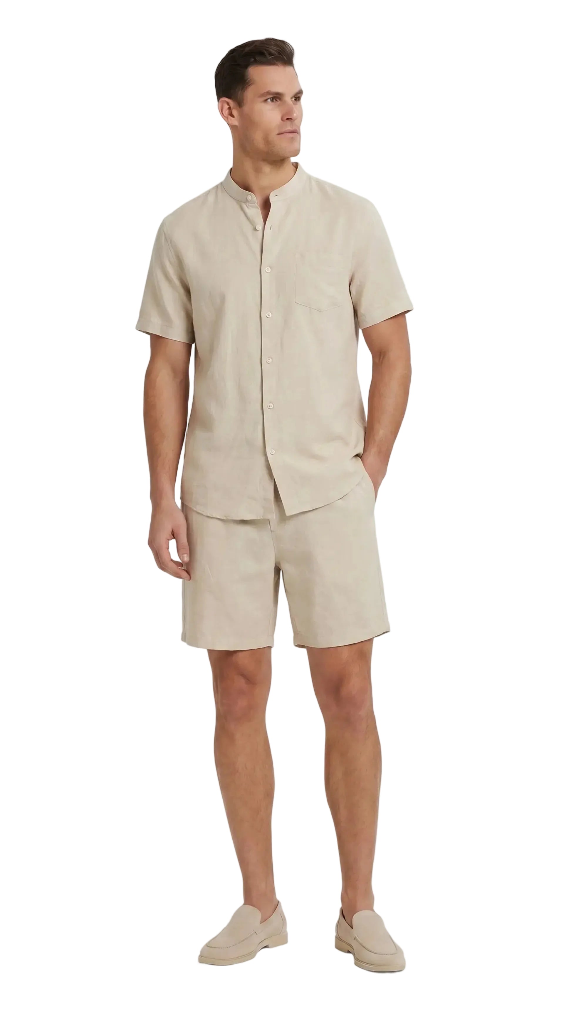 Men's Short Sleeve T-Shirt with Round Neck