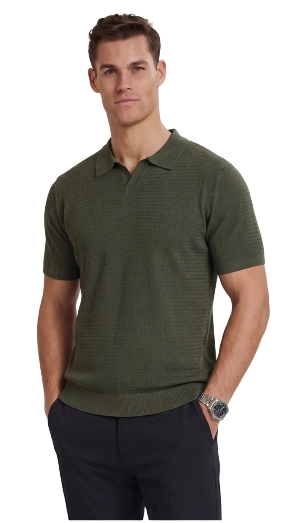 Men's Short Sleeve T-Shirt with Round Neck