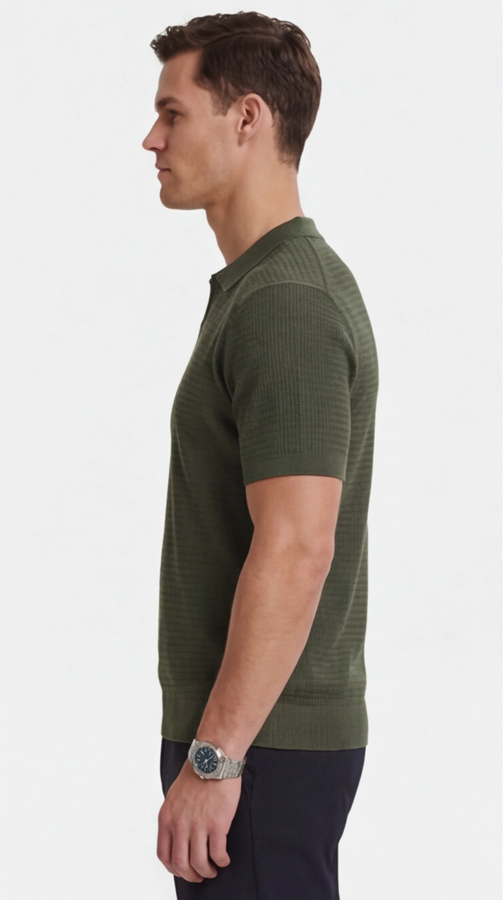 Men's Short Sleeve T-Shirt with Round Neck