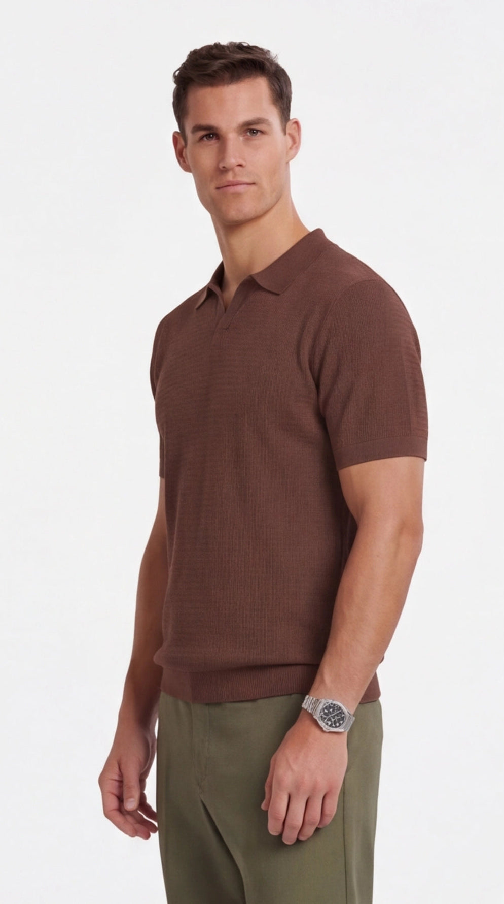 Men's Short Sleeve T-Shirt with Round Neck