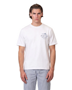 Men's Short Sleeve T-Shirt with Graphic Print on Front and Back