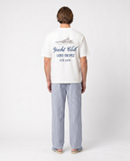 Men's Short Sleeve T-Shirt with Graphic Print on Front and Back