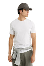 Men's Short Sleeve T-Shirt with Round Neck