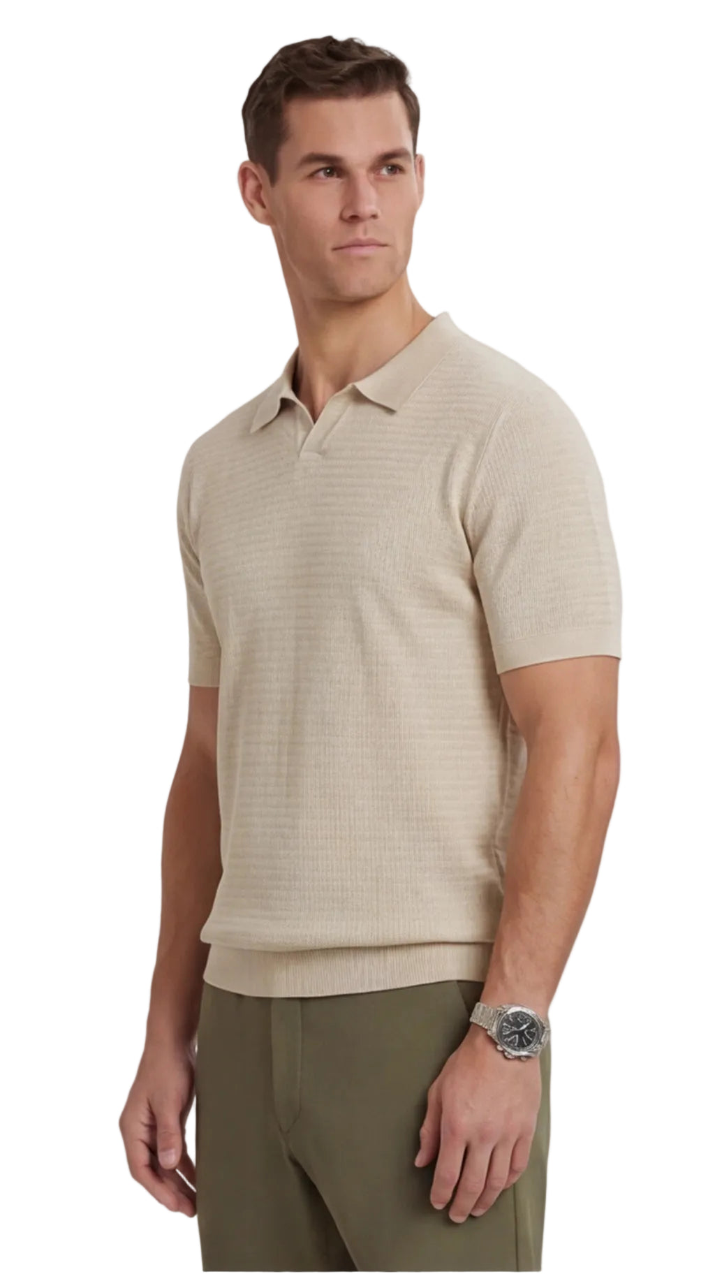 Men's Short Sleeve T-Shirt with Round Neck