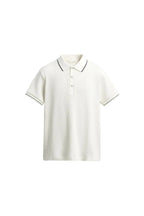 Men's polo shirt made of ribbed knit with a regular fit