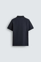 Men's polo shirt made of structured pique