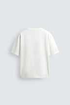 Men's short-sleeve shirt with a loose fit