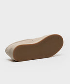 Men's Slip-On Loafers with Suede-Like Texture and Decorative Stitching on the Toe