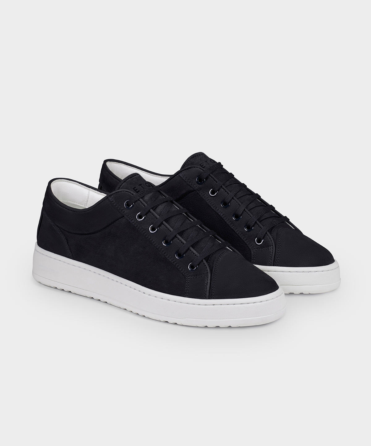 Męskie Sneakersy z Niskim Cholewką na Białej Podeszwie z Zapięciem na Sznurówki