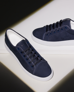 Męskie Sneakersy z Niskim Cholewką na Białej Podeszwie z Zapięciem na Sznurówki
