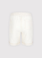 Men's knit shorts with an elastic drawstring at the waist