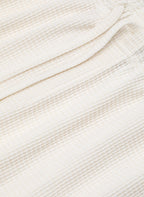 Men's knit shorts with an elastic drawstring at the waist