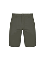 Men's shorts with an elastic waist and straight leg