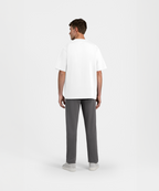 Men's Oversized T-shirt with Dense Texture and Reinforced Collar