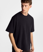 Men's Loose-Fit T-shirt with Short Sleeves and Round Neckline