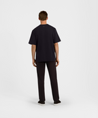 Men's Loose-Fit T-shirt with Short Sleeves and Round Neckline