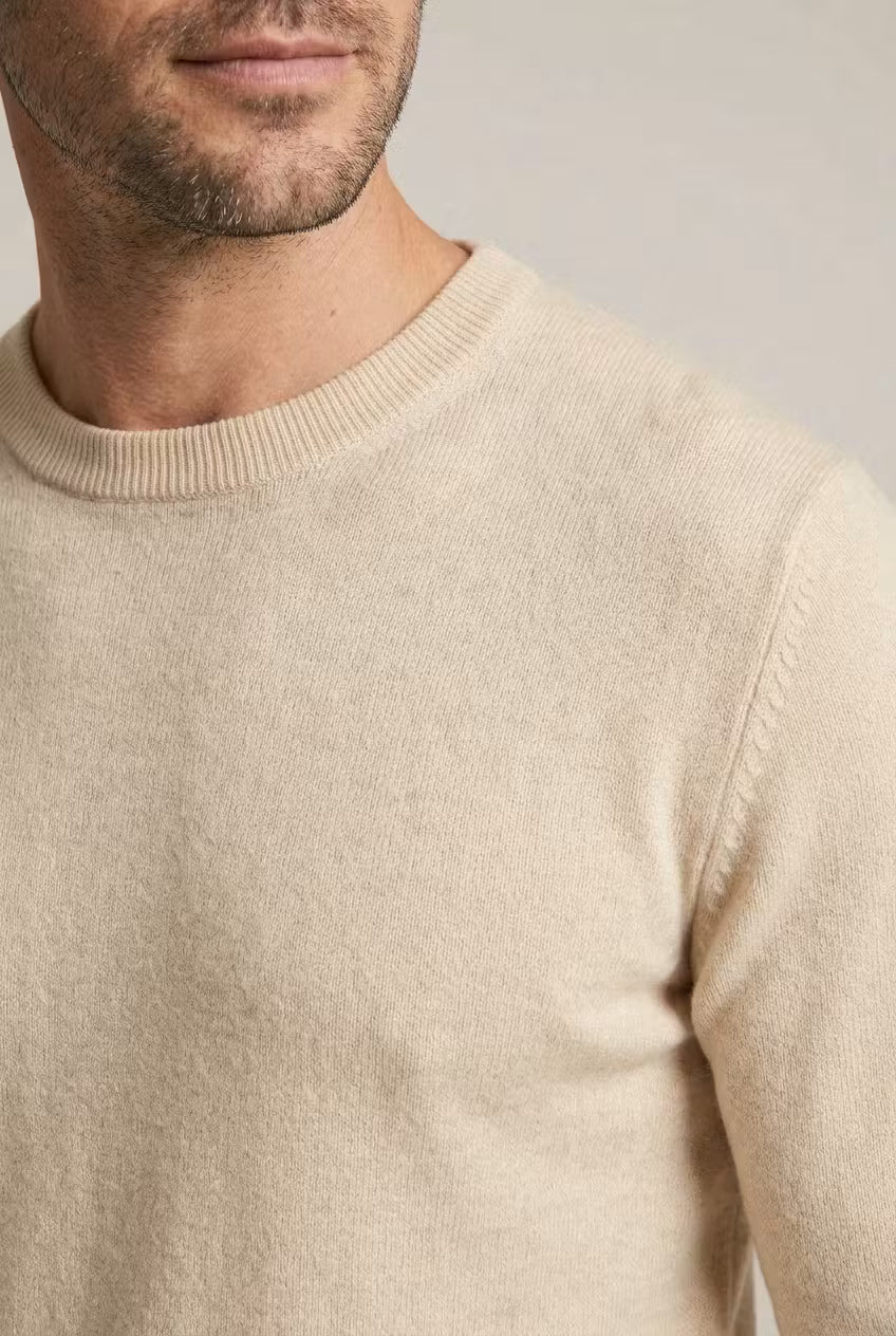 Męski Sweter z Okrągłym Dekoltem