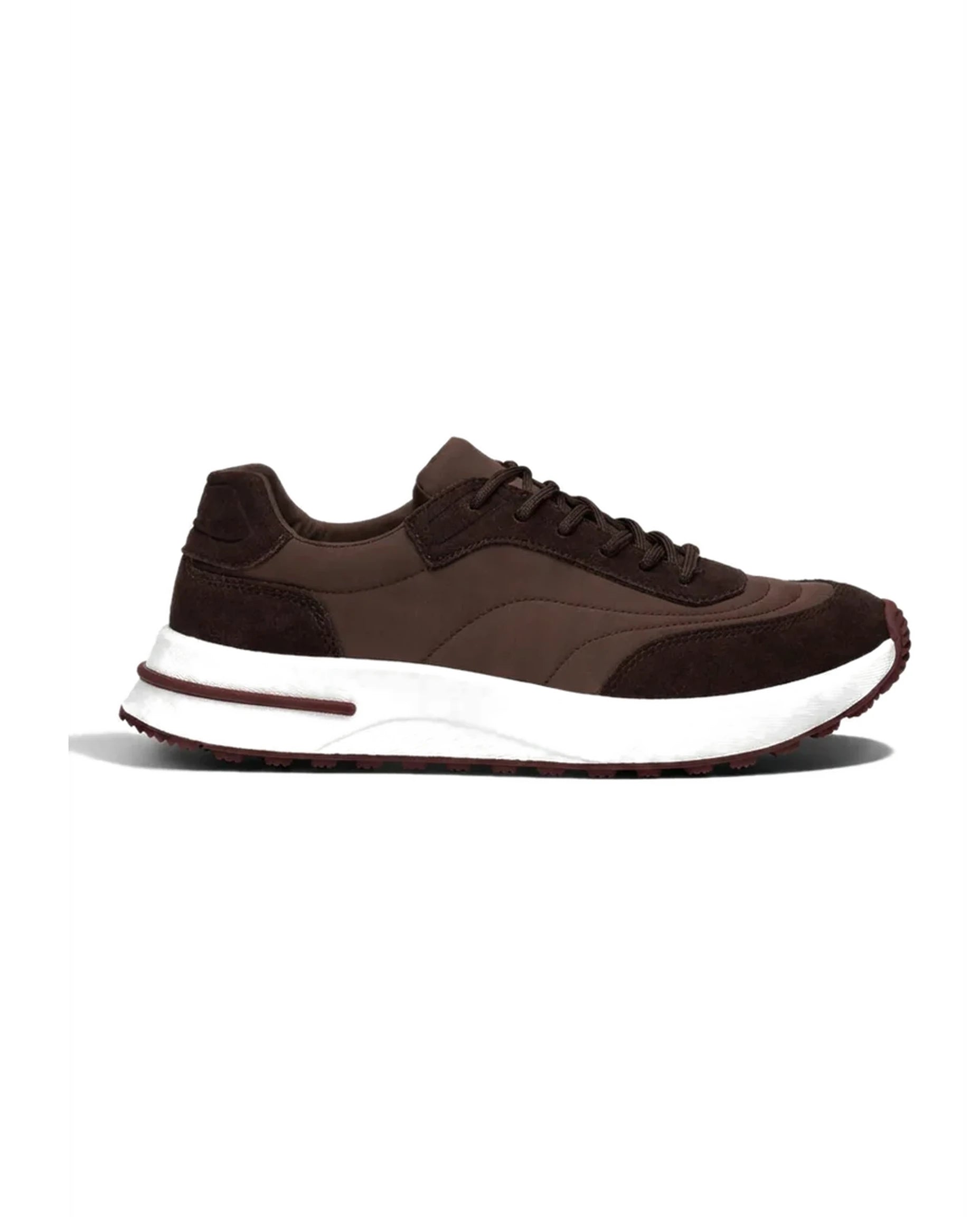Męskie sneakersy sznurowane – bok