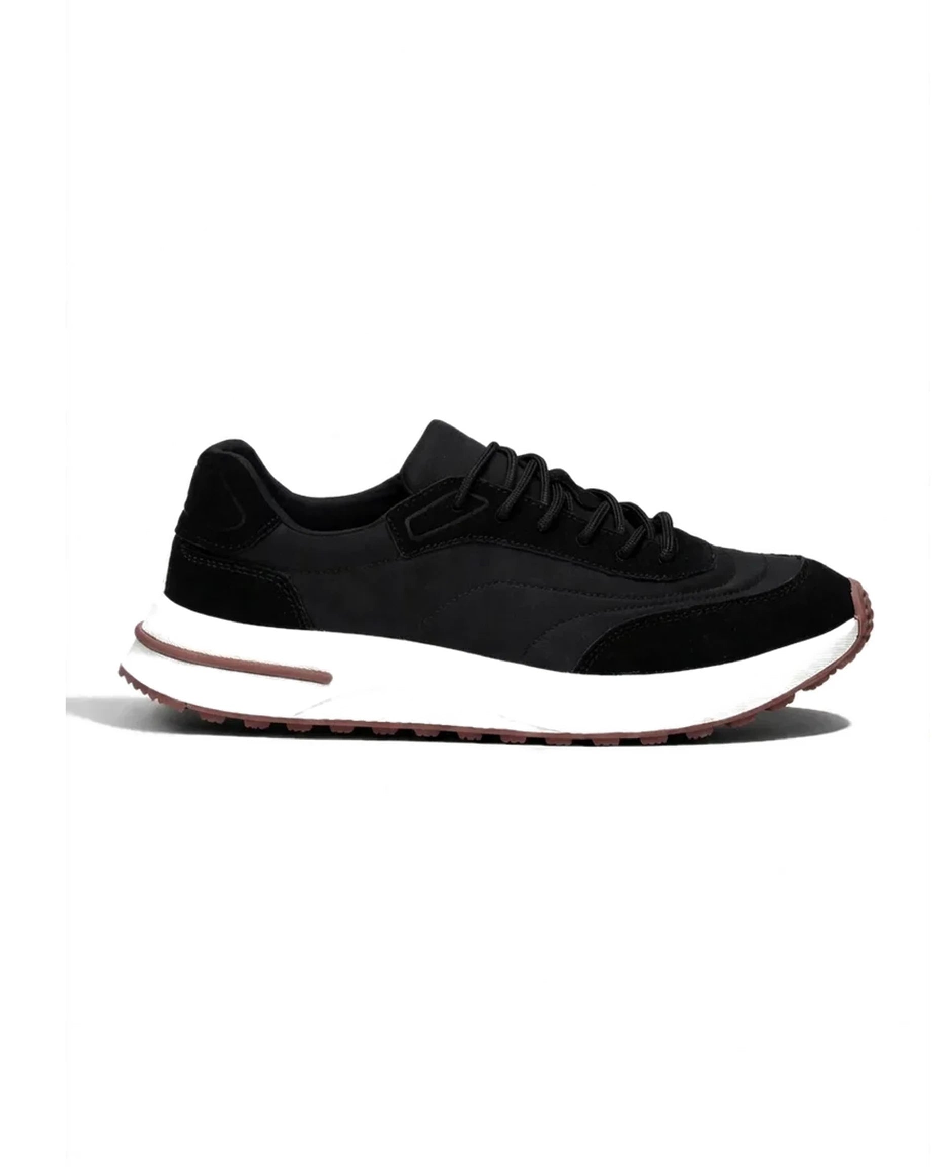 Męskie sneakersy sznurowane – bok