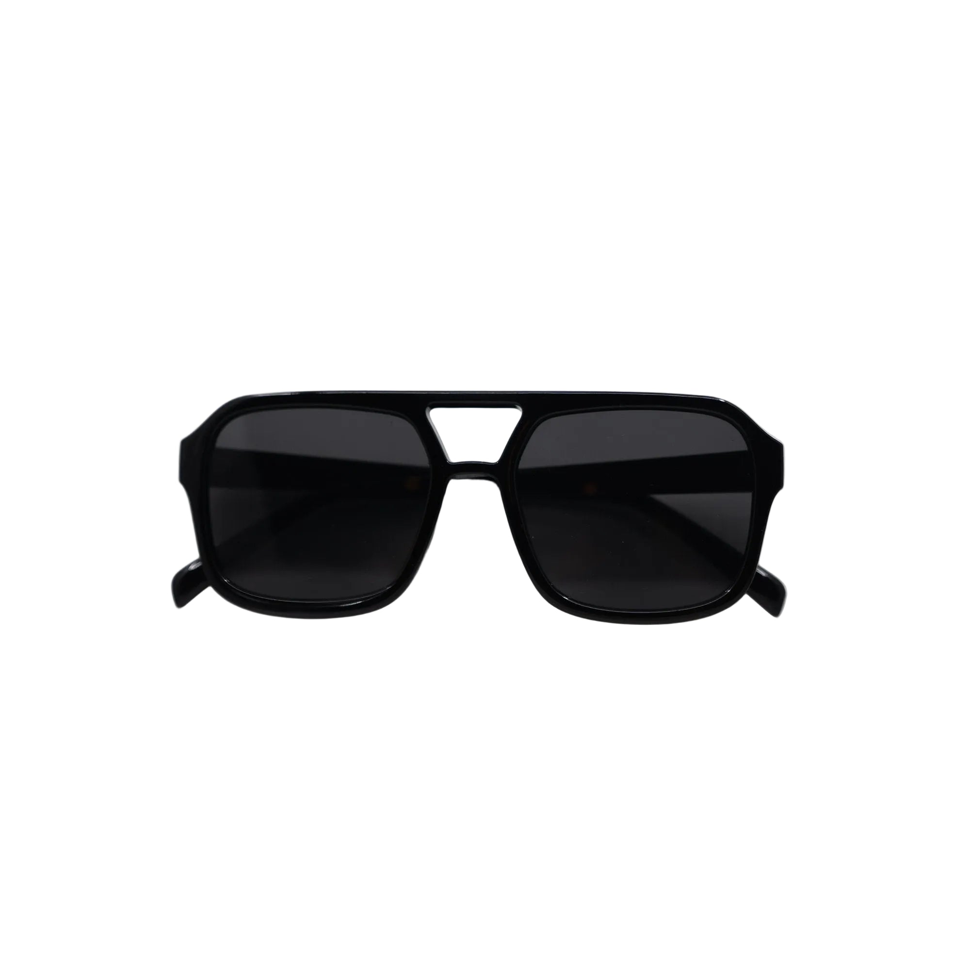 Unisex Okulary Przeciwsłoneczne Pilotki z Czarnymi Szkłami 1