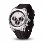 Męski Zegarek Chronograf z Ośmiokątną Kopertą i Datownikiem na Pasku 7